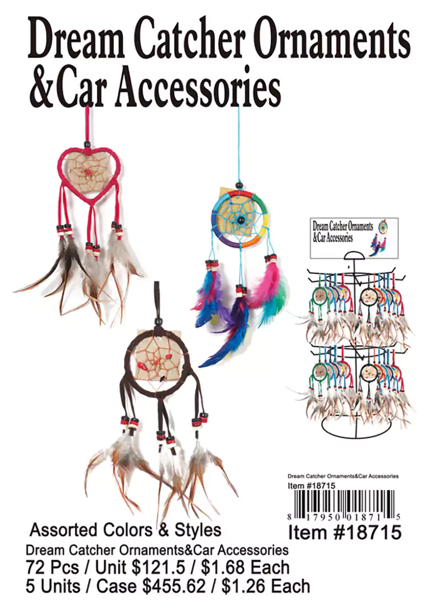 Dream Catcher Ornaments and Car Accessories